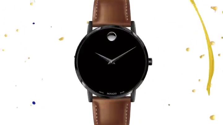 Movado Women s BOLD Bangles Yellow Gold Watch with a Flat Dot Sunray Dial, Gold (Model 3600201)