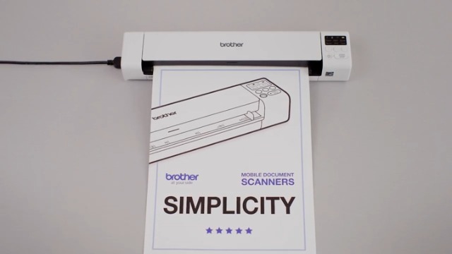Brother DS-640 Compact Mobile Document Scanner