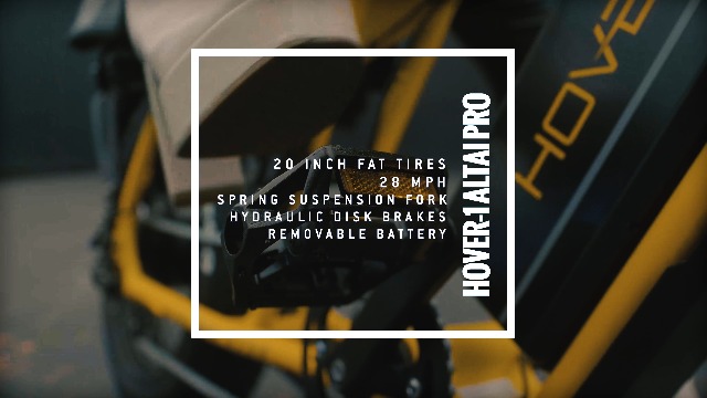 Hover-1 Pro Series Altai R500/R750 Electric Bicycle with 28 mph Max Speed, 750W/500W Motor