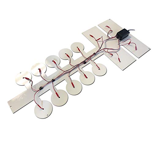 Large LED Light up Drag Racing Drag Strip Tree Metal Sign Garage Art Decoration - 3 FT Tall