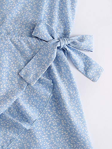 SOLY HUX Girl s Spaghetti Strap Dress Floral Print Sleeveless Summer Beach Casual Sundress A-line Mini Dresses