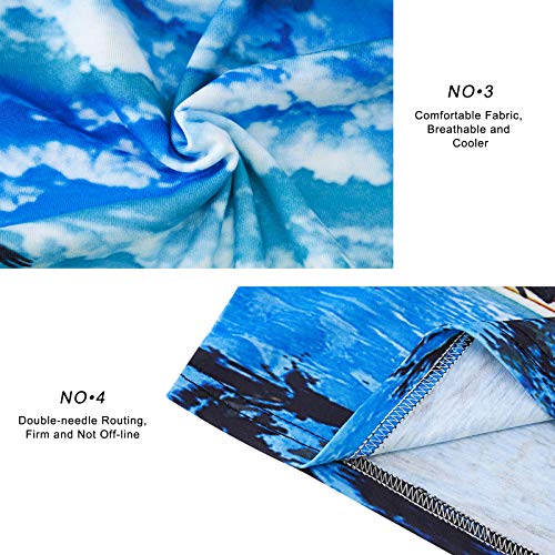 RAISEVERN Boys Girls 3D Graphic Printed T-Shirts Unisex Short Sleeve Summer tees for 4-14 Years