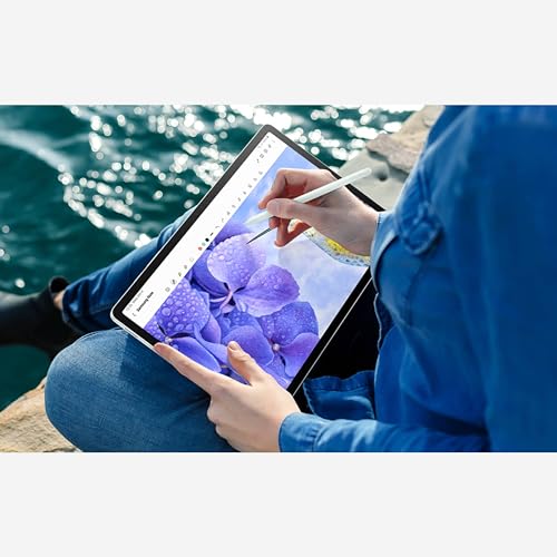 SAMSUNG Galaxy Tab S9 FE+ 12.4” 256GB Android Tablet, IP68 Water- and Dust-Resistant, Long Battery Life, Powerful Processor, S Pen, 8MP Camera, Lightweight Design, US Version, 2023, Gray