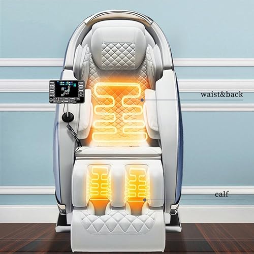 3D/4D Ultimate Massage Chair Portable AI Voice Luxury Massage Chair Zero Gravity Full Body with Foot Rollers and Heating,Thai Stretch