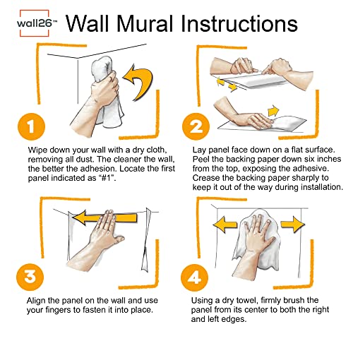 wall26 - Self-Adhesive Wallpaper Large Wall Mural Series (66