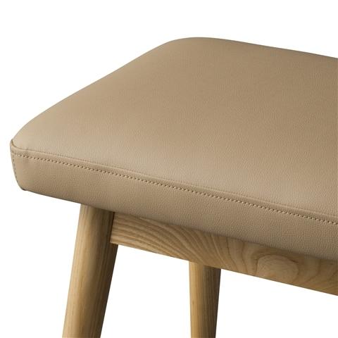 Pioni Bench Beige X Natural (W1150× D380 × H440)