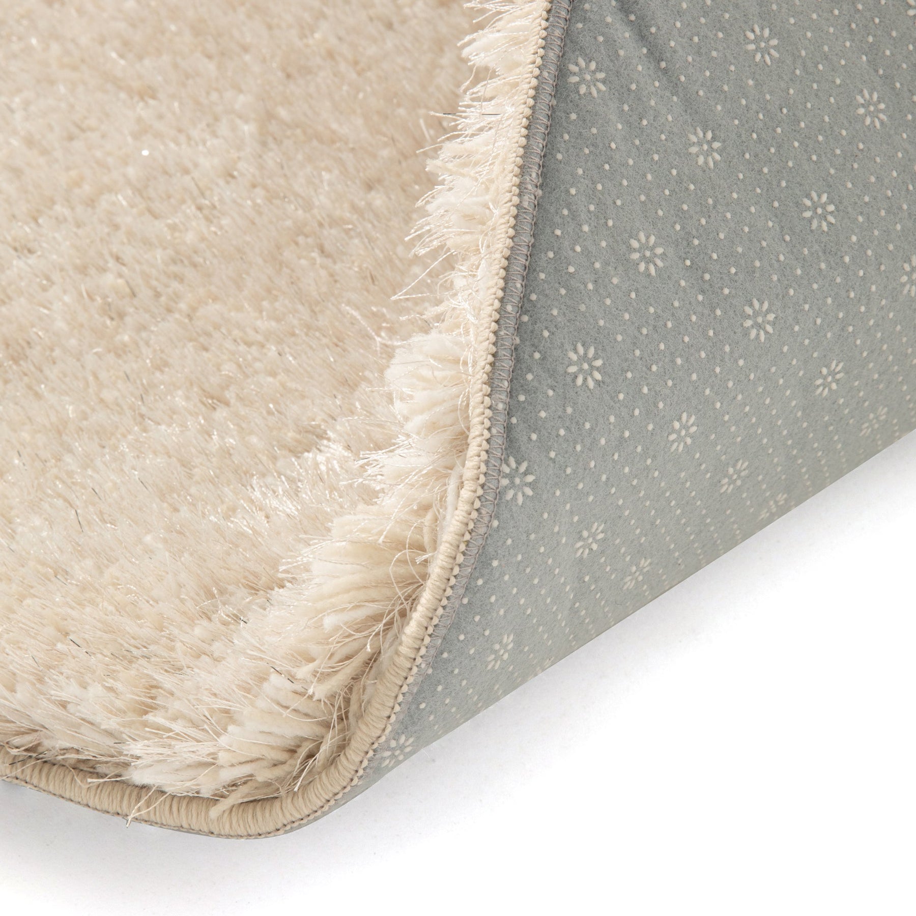 Kaste Memory Foam Rug Round Light Beige Φ1500